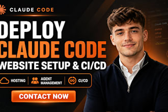 deploy claude code website setup claude code ci cd agent management hosting