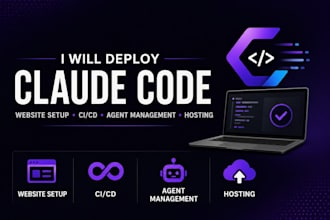deploy claude code website setup claude code ci cd agent management hosting