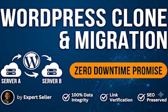 copy clone wordpress duplicate or design any website expertly