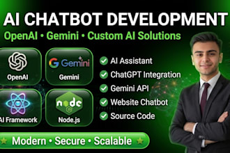 build an ai chatbot using openai or gemini API