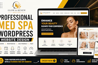 create a medical spa wordpress website