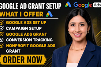setup and manage your google ads adwords grant campaigns