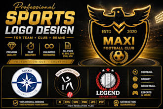 design a modern sports logo