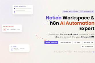 build airtable automation notion workspace n8n ai automation system