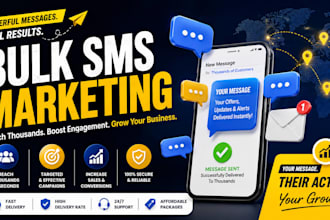send bulk SMS marketing campaigns and SMS blasts