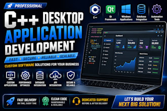 build custom c desktop applications, windows software, and automation tools