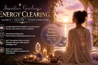 provide a personalized spiritual reading and energy clearing