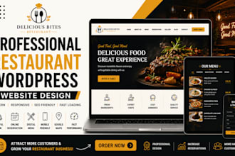 design a professional restaurant wordpress website