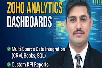 setup zoho analytics create custom reports and dashboards