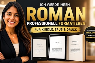 formatiere ihren roman für kindle, epub und druck mit sauberem innenlayout