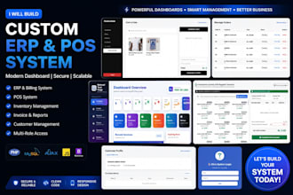 develop management systems, pos billing , business software
