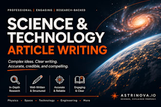 write engaging science and technology articles