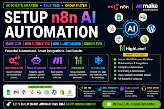 set n8n ai automation make com n8n automation n8n ai automation gohighlevel
