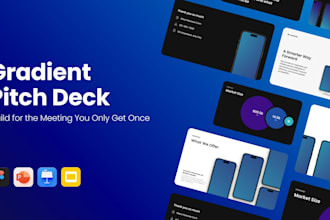 design a professional investor pitch deck for fundraising