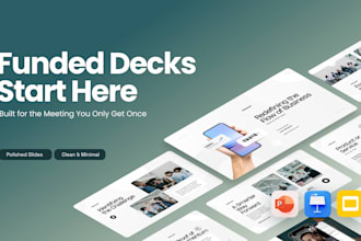design a professional investor pitch deck for fundraising