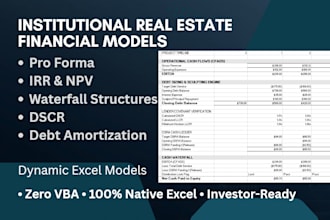 build a dynamic real estate underwriting model