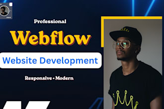 develop a responsive webflow website