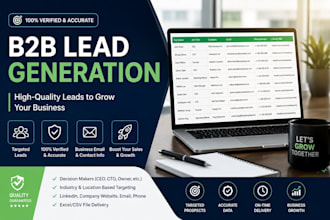 provide verified b2b lead generation and email list cleaning