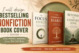 design the bestselling nonfiction book cover design