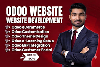 develop odoo  websites and build responsive
