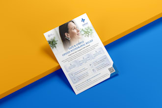 design print ready a4 flyer for you quickly
