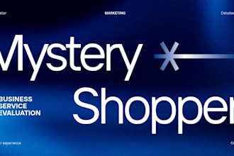 be your mystery shopper worldwide