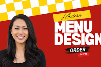 do modern menu design for restaurant menu, bar, food and cafe menu design