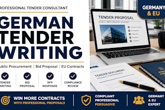 l write a winning german tender bid proposal for public procurement
