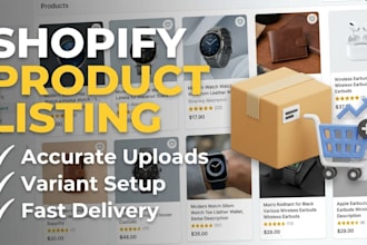 do e commerce product listing to shopify and amazon stores