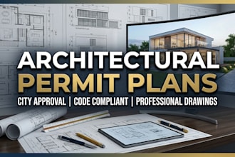 design architectural permit plan for approval