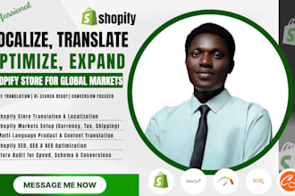 localize and optimize your shopify store for global markets and ai search GEO
