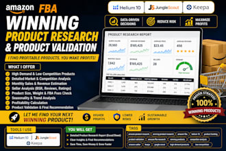 do will do amazon competitor analysis for your fba product