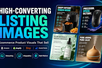design ecommerce product listing images