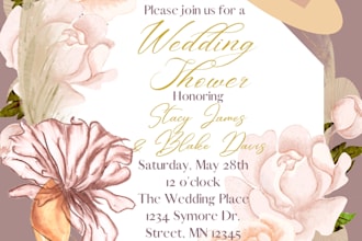 create digital invitations and welcome signs for events