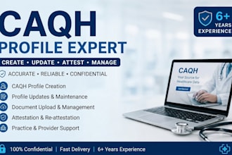 create, update, and manage your caqh profile professionally