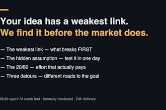 stresstest your startup idea with a multiagent ai crash test