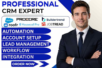 jobtread buildertrend procore housecall pro salesforce roofr workflow automation