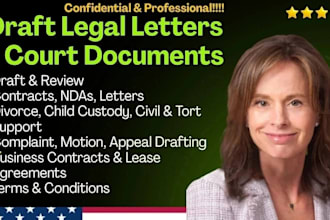 draft personal injury complaints, motions and legal pleadings