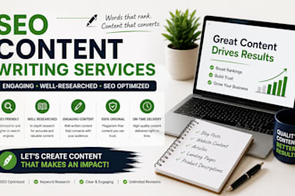 write professional website content