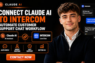 connect claude ai to intercom automate customer support chat workflow