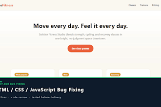 fix your HTML, CSS and javascript bugs fast