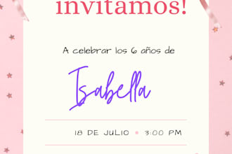 design a custom canva invitation for any occasion