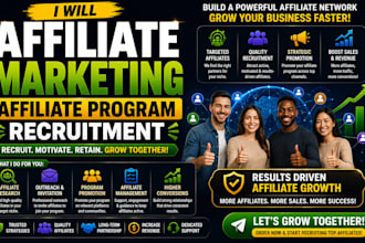 affiliate marketing affiliate program recruitment affiliate
