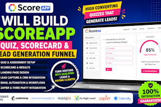 build scoreapp quiz scorecard and lead generation funnel