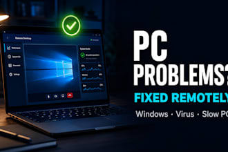 fix your computer remotely, french speaking IT support