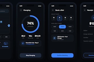 develop ev charging app ev charging management software