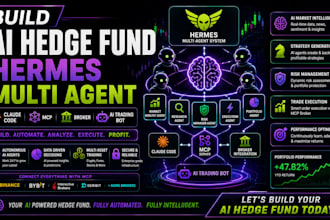 build ai hedge fund hermes multi agent claude code mcp broker ai trading bot