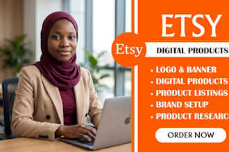 do etsy shop setup, etsy SEO and etsy digital products