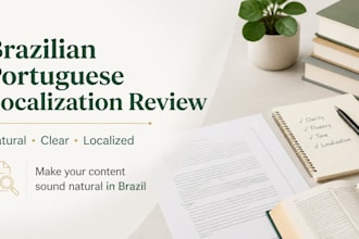 review and localize your brazilian portuguese content