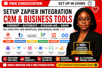 setup zapier integration crm buildertrend workiz fieldpulse jobtread connecteam